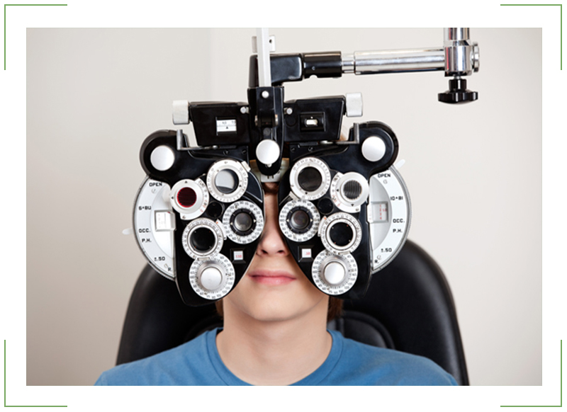 Проверка зрения у детей
