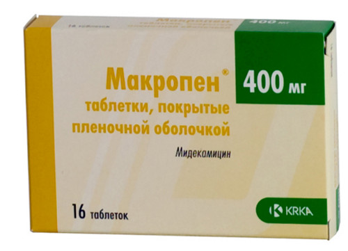 Макропен таблетки 400 мг