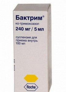 Бактрим – суспензия 240 мг / 5 мл.