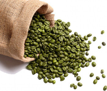 Зерна зеленого кофе