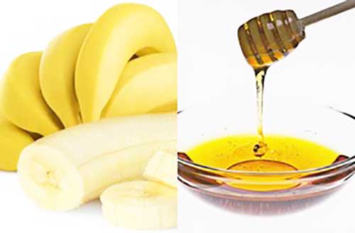 Маски для лица: банан и мед