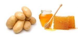  Аппликации из картофеля и меда